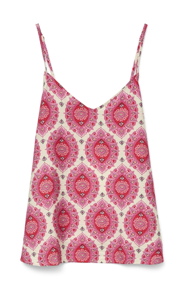 VMEVELI SINGLET TOP WVN LCS GA 10333809 BIRCH/EVELI AOP